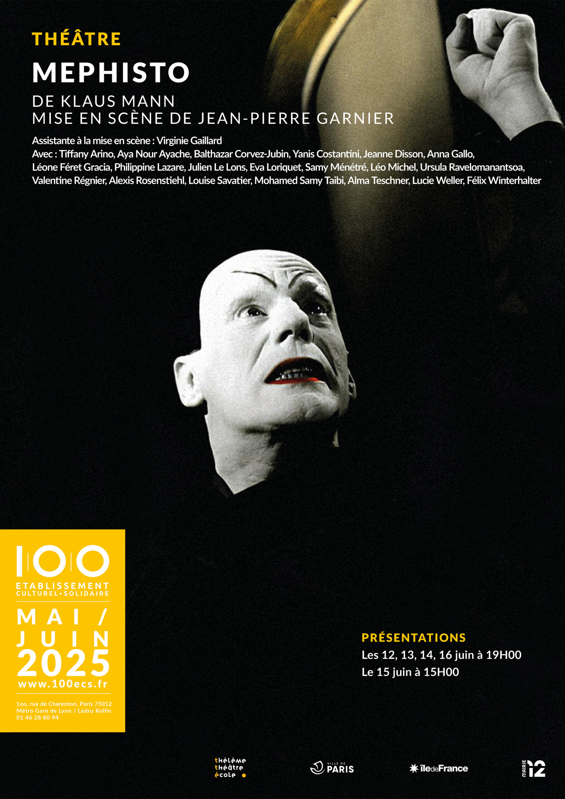 affiche A4 Mephisto theatre 100ecs 2025 copie