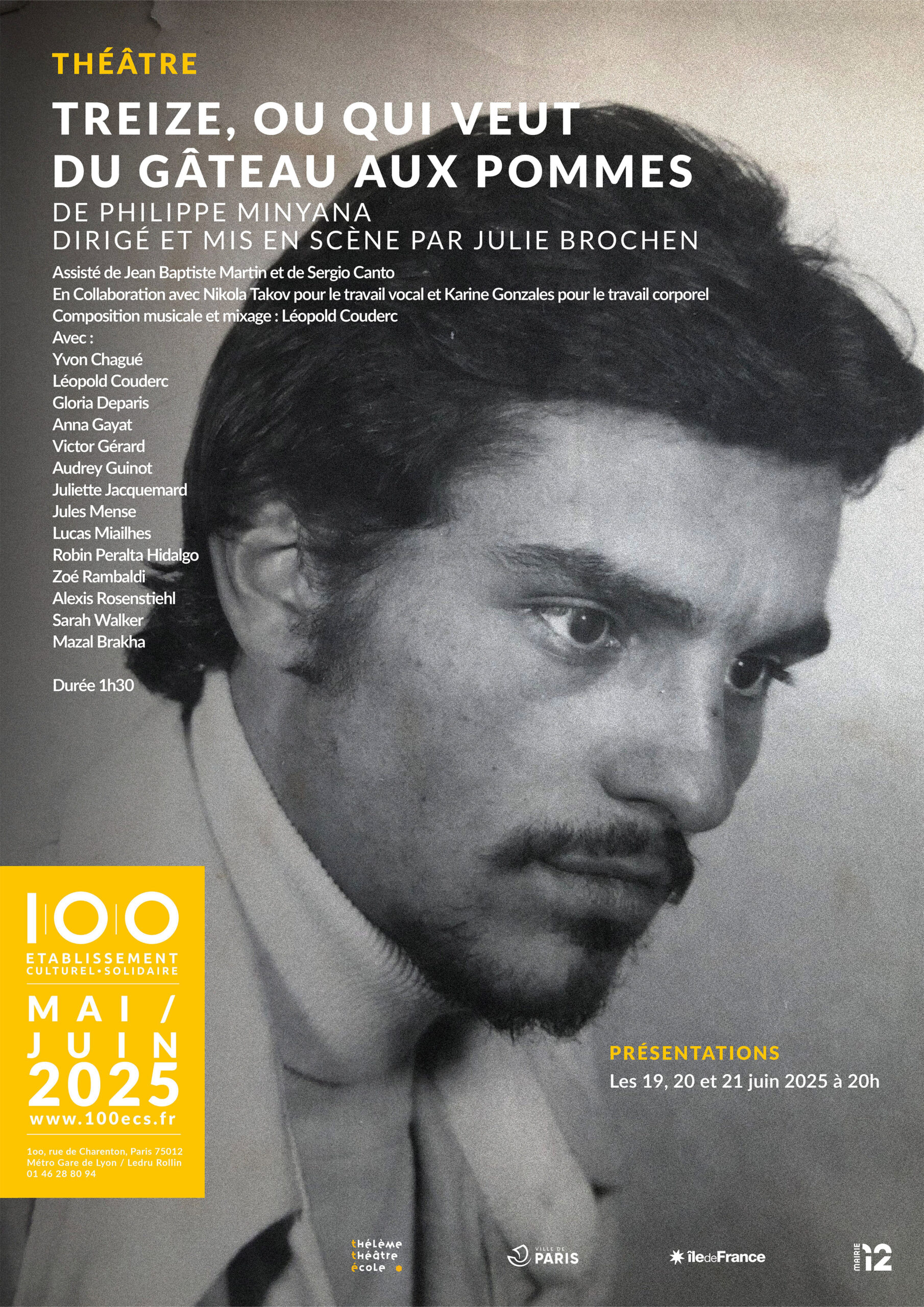 affiche A4 treize theatre 100ecs 2025 copie 3