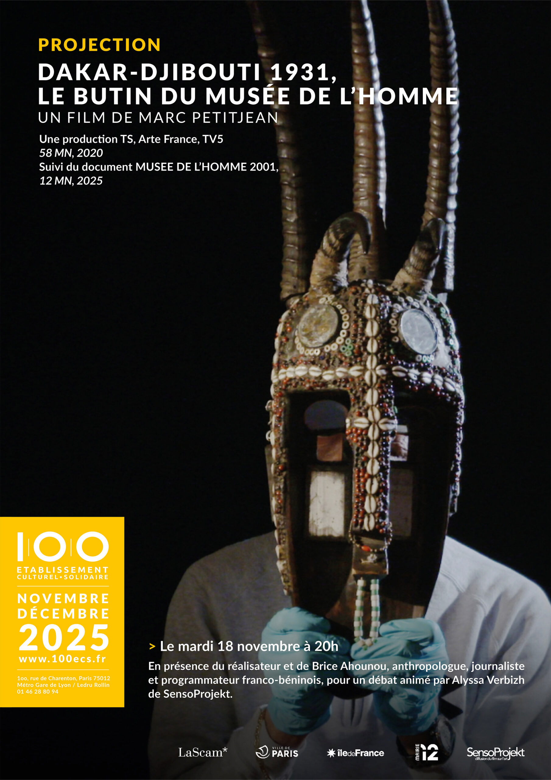 affiche A4 DAKAR - projection 18 novembre 2025