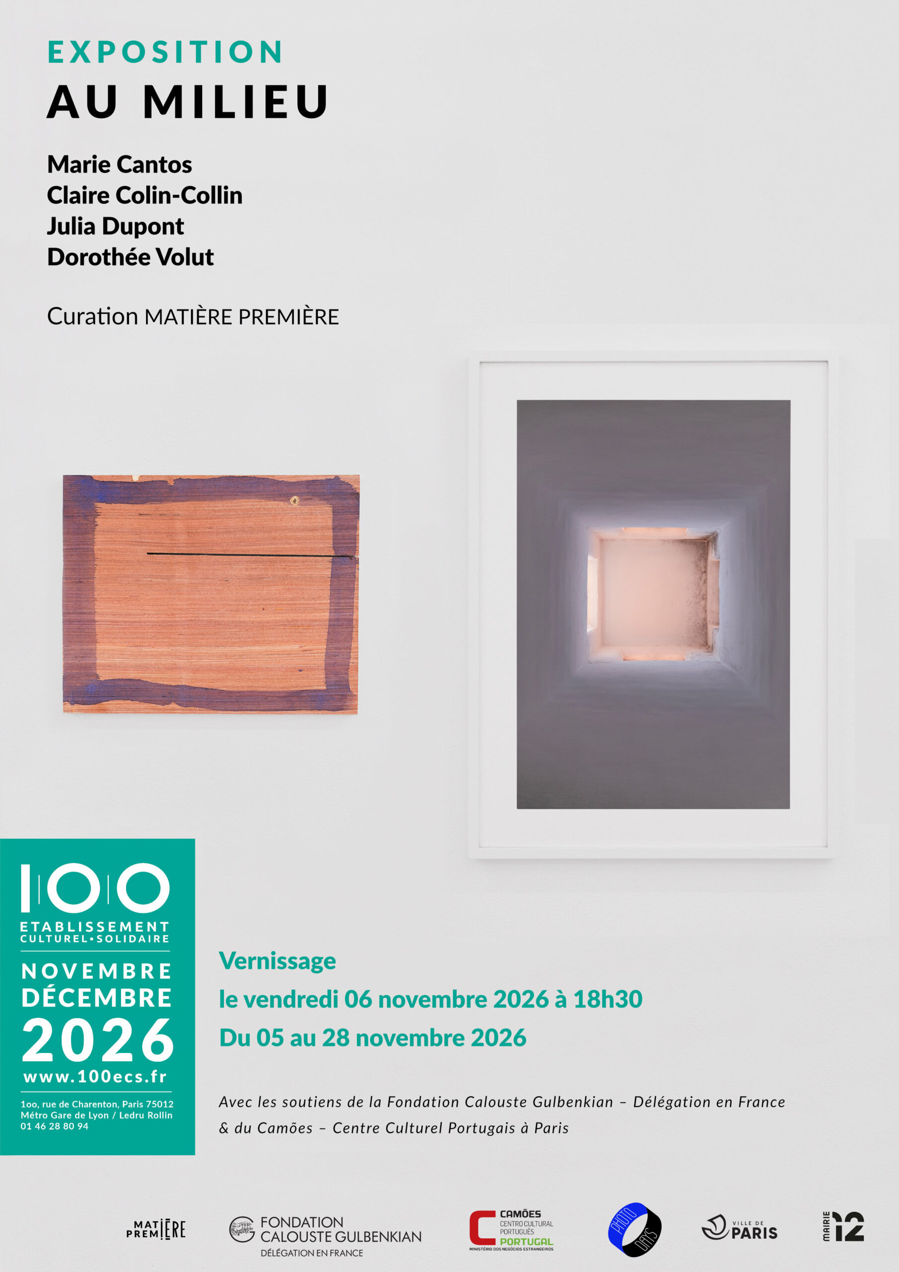 expo au milieu affiche